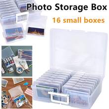 NetHong XL Jumbo Photo Storage Box 1600 4x6 Picture Album Organizer Container Craft Case - White (16 Small Boxes) - View 9