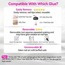 BORN PRETTY 80ML Press-On Nail Debonder 5S Quick Remover Sztuczne tipsy Debonder Usuwanie kleju Szybciej Rozpuszczalny Płyn do Manicure