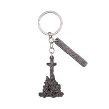 动漫游戏黑暗之魂钥匙扣时尚包包饰品配件黑盾吊坠钥匙圈男女粉丝角色扮演道具装饰首饰收藏车饰女士包包钥匙扣