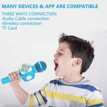 Mini Karaoke Machine For Kids, Karafun Premium With Thousands Of Songs, Portable Bluetooth Speaker , Birthday Toy Gifts For Girls 6, 7, 8, 9, 10, 12 +