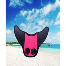 美人鱼游泳尾鳍，适合游泳和浮潜的水上运动脚蹼，适合青少年，海滩必需品，海滩配件，泳池浮板