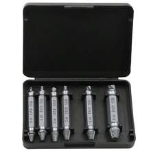 Bringing You Good Luck And Wealth, 1 Set/6 Damaged S Screw Extractor Kits With Box, HSS Screw Extractor, Manual Accessories - Golden - View 4