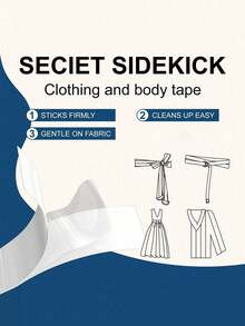 108 miếng băng dính chống trượt cho quần áo, băng dính hai mặt chống thấm nước dùng cho áo sơ mi và đồ lót - Băng dính mềm mại cho nữ, độ bám dính vải chắc chắn suốt cả ngày (Có các tùy chọn 36/72/108/180/360 miếng) - trắng - Xem 7