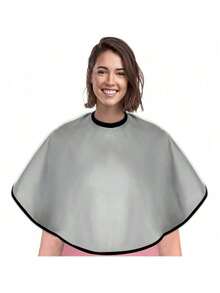 5pcs Oversized Perming & Dyeing Foil Capes, Waterproof Hairdressing Accessories - Black - View 14