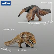 North American Forest Animal Figurines Educational Toy Cake Toppers,Realistic Jungle Animal Set, Christmas Birthday Gift For Kids Toddlers, Includes Elephant,Camel,Giraffe,Tiger Lion,Panda,Bear,Deer,Hippo,Rhino,Raccoon,Lynx,Wolf,Eagle,Beaver, Rabbit,Beaver,Bald Eagle, And More