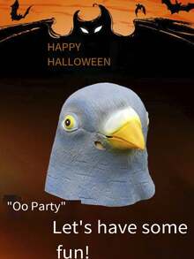 1个生动可爱的鸽子面具，乳胶头饰，服装配饰，万圣节角色扮演道具，酒吧俱乐部派对装饰摄影道具，舞台表演道具；1个生动可爱的龙虾头饰，乳胶动物面具，舞台表演，蟹钳手套，创意乳胶龙虾手套，趣味新奇可爱小龙虾乳胶头饰，蟹钳手套，大钳子虾兵蟹通用道具 - 彩色 - 查看 4