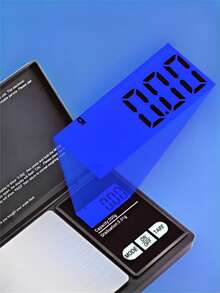 1 pieza Báscula digital de joyería de alta precisión, báscula de bolsillo portátil, báscula de pesaje de 200g/0,01g de precisión, con función de tara y pantalla, adecuada para pruebas de gemas, fabricación de joyas, uso de laboratorio, pesaje preciso, diseño de moda, botones fáciles de usar, requiere 2 baterías AAA (baterías no incluidas) - Multicolor - Ver 9