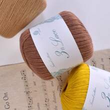 4 Pezzi/Confezione 50g N.3 Filo di Pizzo Multicolore, Lucido, Utilizzabile per Maglioni Lavorati a Mano, Sciarpe e Altri Articoli Decorativi