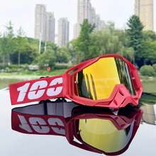 100 Motorcycle Goggles Cycling Glasses Outdoor Off-Road Ski Sport MX ATV Dirt Bike Racing Glasses Motocross Goggles Bike - chỉ có kính bảo hộ - Xem 7