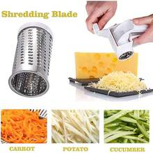 VIAJELUZ Trituradora de queso de plástico giratorio, rallador manual para queso y alimentos, accesorio de cocina eficiente y fácil de usar, material antideslizante, ideal para preparar recetas variadas, limpieza rápida - Blanco - Ver 10