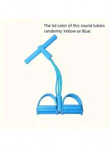 1set 4pcs Stackable Resistance Bands Workout Set - Light Resistance Exercise Bands For Full Body Workout, Abdominal Trainer, Rowing And Home Fitness Equipment - Available In Blue, Purple, Pink - Single Package Gym Accessories - Multicolor - View 14