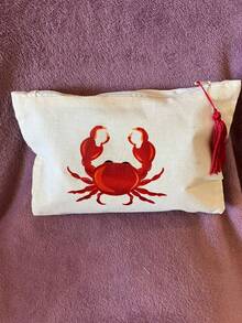 Crab Toiletry Bag - 米色 - 查看 3