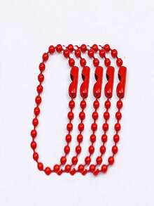 2.4mm彩色珠链，糖果色DIY珠宝配件，珐琅吊坠挂链，彩色圆珠链，用于手链、钥匙扣、吊坠制作（适合悬挂装饰品和标签） - 珠鍊 - 查看 19