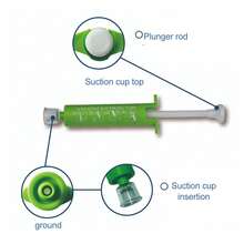 Outdoor Survival Rescue Emergency Tool, Bite Sucker Promote Healing Vacuum Negative Pressure Bite Extractor Tool, for Outdoor Backpacking - Verde - Ver 6