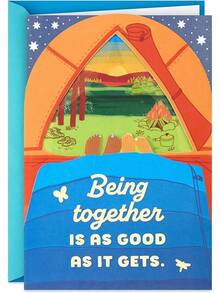 Shoebox - Tarjeta de amor divertida para adultos, para el día de San Valentín, aniversario - Acampar, estar juntos - Ver 7