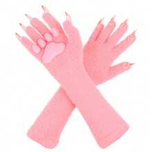 动物爪子服装道具手套猫熊狐狸狼狗爪子垫适用于角色扮演派对、万圣节 - 手套 - 查看 9