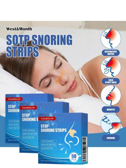 50pcs/Pack Adult Nasal Care Patches - Cleanse And Relieve Nasal Discomfort For Overall Body Care