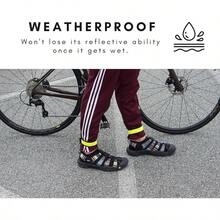 Reflective Bands Highly Visible Safety Reflective Bands For Cycling Walking Running And Hiking Suitable With Molle Webbing On Backpack Pair Of 2