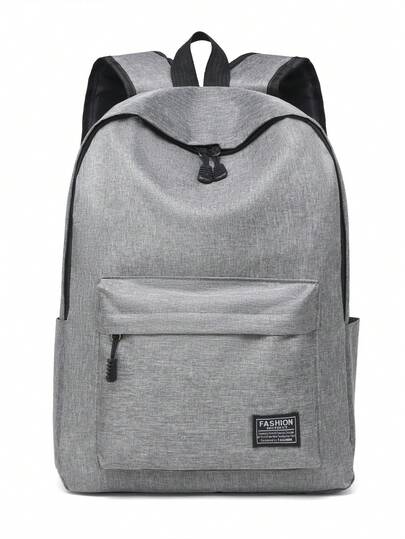 Simple And Lightweight Backpack With Large Capacity, Student Laptop Backpack, With Adjustable Shoulder Straps, Suitable For Students To Travel During The Semester, Suitable For Elementary School Students Junior High School Students, High School Students, College Students, And Also An Ideal Choice For Shopping And Exquisite Gifts.