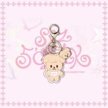 Portachiavi in acrilico a forma di stella SKZ 5'CLOCK, accessorio decorativo, ciondolo, collezione fan, regali per compleanni, regali per coppie, regali per feste, piccoli regali, il regalo di Natale perfetto