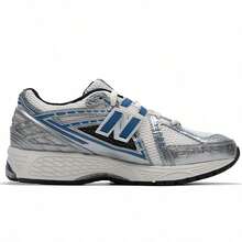 New Balance 1906R 男式运动鞋银色金属蓝玛瑙复古风舒适休闲生活方式 M1906REB - 銀色金屬藍瑪瑙 - 查看 2