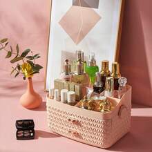 European-Style Diamond-Shaped Cosmetic Storage Box Dresser Skin Care Lipstick Storage Box Drawer Type Multi-Layer Makeup Box - Green - View 4