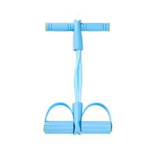 Gym Fitness Multifunction Tension Rope Resistance Band Elastic Pedal Puller Leg Stretching Training Portable Yoga Pilates Workout Fitness Equipment