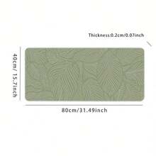 波西米亚风绿叶桌垫 | 加长鼠标垫,缝边设计 | 可水洗防滑橡胶底座 | 自然灵感设计,适用于办公室或家庭工作空间,家庭办公配件 | 自然风格装饰 | 鼠标垫,游戏鼠标垫,桌面配件,办公用品,桌垫 - 彩色 - 查看 11