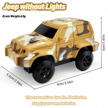 Various Car Shaped Toy Vehicles, Including Car, Race Car, Construction Vehicle, Fire Truck, Off-Road Vehicle, Electric Lighting Car, Track Cars, Toy Cars That Can Run On Tracks And Flat Surfaces, Suitable As Children's Birthday Gifts, Christmas Holiday Gifts - Multicolor - View 21