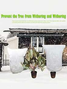 1 st, Skydda dina grönsaker och fruktträd med flytande radöverdrag i trädgården - Perfekt för kyligt väder! - Vitt - Visa 5