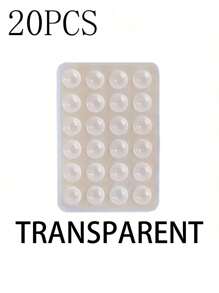 3/5Pcs Multi-Purpose Square Silicone Suction Cup Mobile Phone Holder, 24-Hole Suction Cup With Strong Adhesiveness, 1/10/20/30/40/50/60Pcs,Suitable For Various Scenarios To Prevent Phone Falling, Used For Video, Vibration, And Self-Portrait Phone Accessories