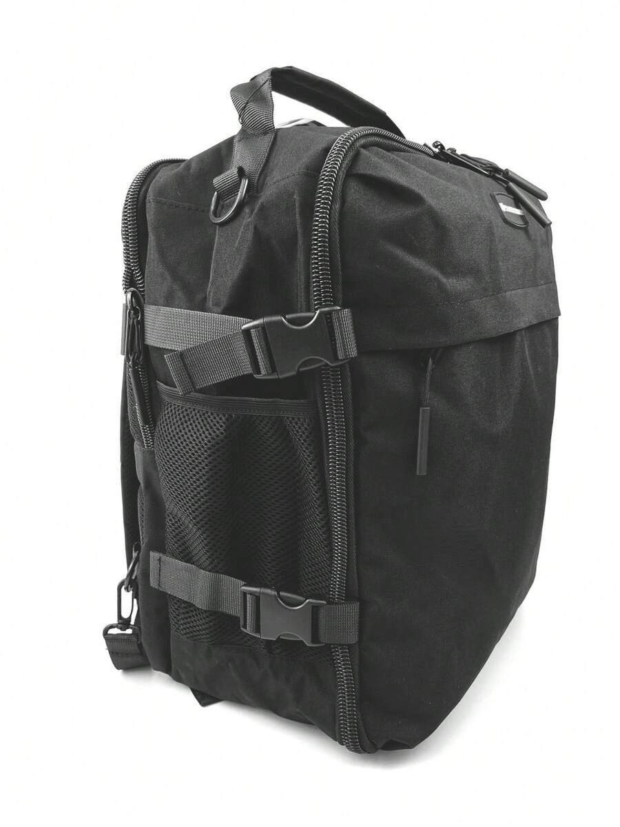 Versatile Travel Backpack For Men & Women - Airline Approved, Lightweight Laptop Daypack With Shoe Compartment, Ideal For Hiking, Business, And Weekend - Black - View 1