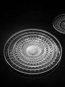 1/5 Stücke Acryl Prägung Kristall Obstplatte, kreative kleine zarte Haushalt Dessert Kuchen Snack Präsentationsplatte, Süßigkeitenschale, Kuchenteller, geeignet für den täglichen Gebrauch, geeignet für Snacks und Obst, vielseitig einsetzbar für Teegesellschaften und Dekorationen, geeignet für Cupcakes, Donuts, Obst, Küche, Weihnachtsgeschenk