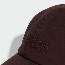 Adidas 男女通用 SPW DAD CAP 帽子，弧形帽檐 JX5763 - 咖啡棕 - 查看 5