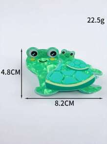 1 件/2 件/4 件女士甜美可爱仿真海龟发夹，海滩度假发爪，日常装扮，发型装饰，优雅可爱的波西米亚风配饰，爪夹