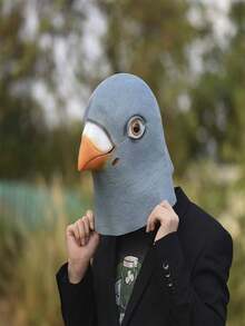 1个生动可爱的鸽子面具，乳胶头饰，服装配饰，万圣节角色扮演道具，酒吧俱乐部派对装饰摄影道具，舞台表演道具；1个生动可爱的龙虾头饰，乳胶动物面具，舞台表演，蟹钳手套，创意乳胶龙虾手套，趣味新奇可爱小龙虾乳胶头饰，蟹钳手套，大钳子虾兵蟹通用道具 - 彩色 - 查看 7