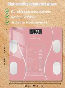 Intelligent Electronic Scale, Weighing Scale, Body Fat Scale, Fat Scale, Bathroom Scale, Household Small Weighing Scale.