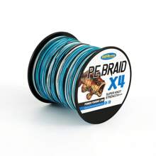 Cost-Effective Super Cast 4 Strands Braided Fishing Line 6LB To 60LB Test For Salt-Water,(100M/300M/500M),Diam.#0.10MM-0.4MM,Hi-Grade Performance,Variety Colors