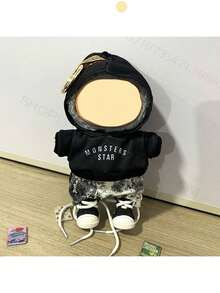 17厘米 运动套装，休闲套装，17厘米 娃娃替换装，黑白配色 运动装 - 彩色 - 查看 9