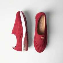 Modare Orthopedic Women's Sneakers Ultra Comfort Comfortable Gel Tech Shock Absorber Soft Insole Plantar Fasciitis - 酒紅色 - 查看 4