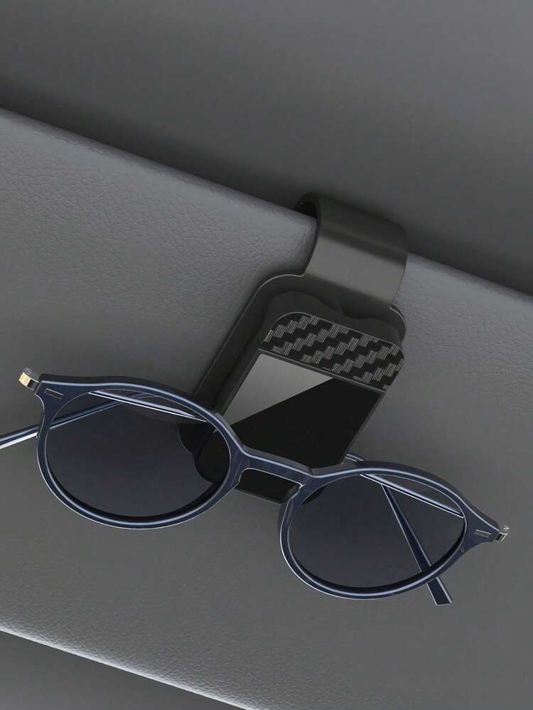 1pc Car Sun Visor Glasses Clip, Glasses Holder, Auto Interior Accessories - one-size - View 3