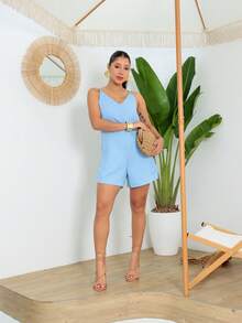 Karina's Romper - Màu xanh nhạt - Xem 2
