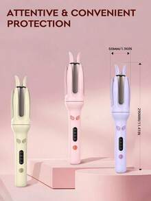 Automatic Hair Curler For Medium To Long Hair, Anti-Scald, Fast Heating, 4 Temp Settings, Easy To Use, Ideal For Daily Styling And Holiday Gifts For Women - US A Type Plug(110-127V) - View 10