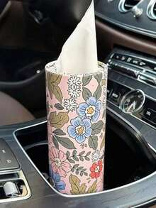 High Quality Car Tissues/Household Tissues, Car Tissue Storage Tube, Cylindrical Shape, Exquisite Floral Pattern Design! Inhaling Towels Is Essential For Both Family And Travel! Creative Car Tissue Supplier, 50 Sheets Per Pack, Suitable For Outdoor Picnics, Home Bedrooms, Bathrooms, Offices, Restaurants, Cleaning Agents, Party Accessories. Halloween/Christmas Tissues