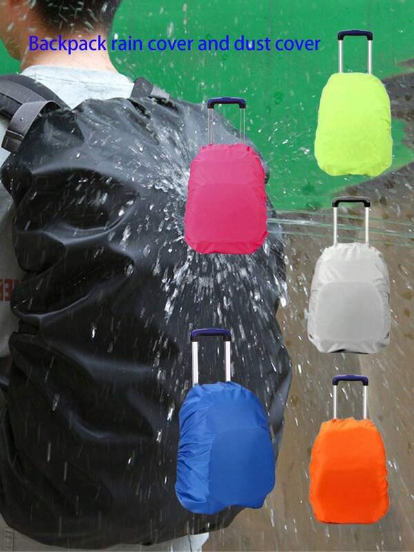 Capa de chuva impermeável de 35L para mochila de caminhada, bolsa à prova d'água, capa de chuva e poeira