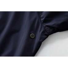 Men's Lightweight Waterproof Packable Windbreaker Running CoatChristmas IA2R - Navy - View 10