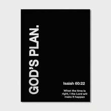 1幅宗教主题帆布墙画 - 圣经经文“神的计划”以赛亚书60:22 - 黑白宗教墙画 - 家居、办公室、祈祷室励志装饰 - 基督教礼品、宗教家居装饰、无框 - 彩色 - 查看 13