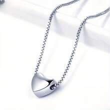 1 Piece Fashion Shiny Heart Necklace Women's Heart Pendant Silvery, Heart Charm Chain Women, Chain Women's Heart, Chain With Heart Pendant, Jewellery The Best Gifts For Women Girlfriend - Love type - View 8
