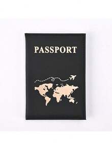 PU Map Passport Book, Passport Protection Case, Ticket Holder, Travel Document Storage Folder,PU Leather Passport Cover, Travel Wallet Case Organiser For Passport, Ticket, Boarding Pass, Business Card, Credit Card - Multicolor - View 6