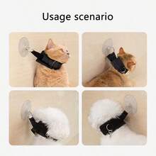1 pieza/2 piezas Accesorio para baño de mascotas, que facilita el baño. Asegura a tu gato o cachorro mientras te duchas, liberando tus manos y permitiendo que tu mascota se bañe obedientemente. ¡No correrá y tampoco te arañará! ¡Adecuado para animales pequeños como gatos y perros!